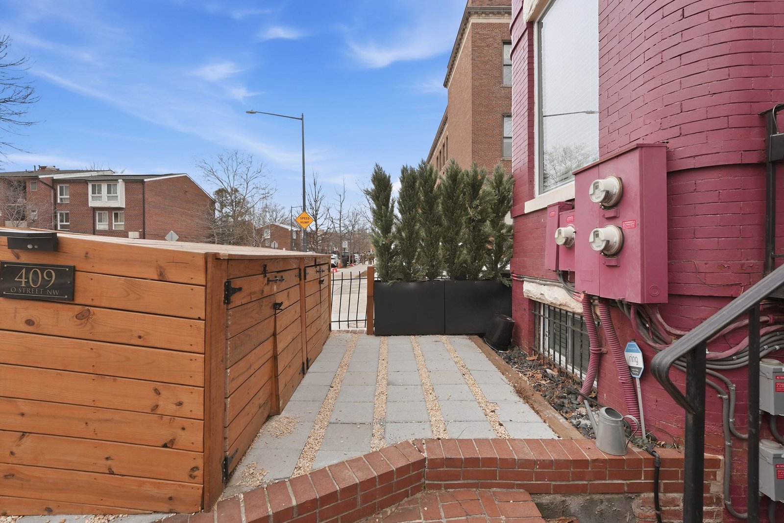 Private patio — rare outdoor space in DC