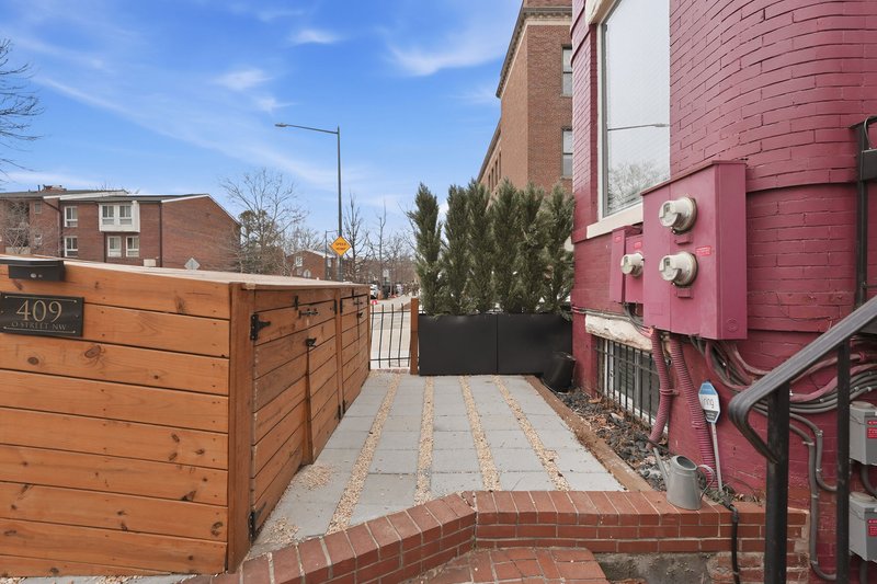 Private patio — rare outdoor space in DC